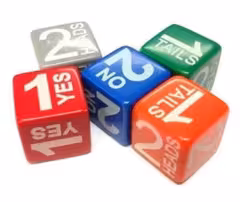 Chessex - YES/NO HEADS/TAILS D6